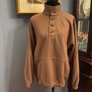 Vintage 90s mock neck fleece